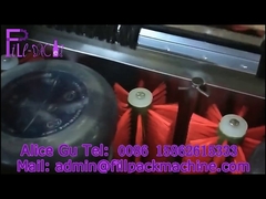 Semiauto decapping barrel washing machine with double washing seat