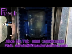 Internal and external gallon bottle washing machine with full automatic