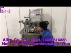 Semi - automatic barrel / gallon / bucket cap labeling machine for gallon cap labeling
