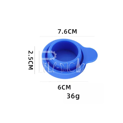 Reusable 5 Gallon Water Silicone Caps Top No Splash Lid Cover For Bottle supplier