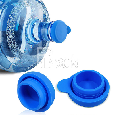 Reusable 5 Gallon Water Silicone Caps Top No Splash Lid Cover For Bottle supplier