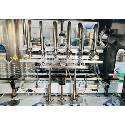 Automatic Liquid Water Juice Filling Machine Plastic Jar Bottle Multi Head supplier