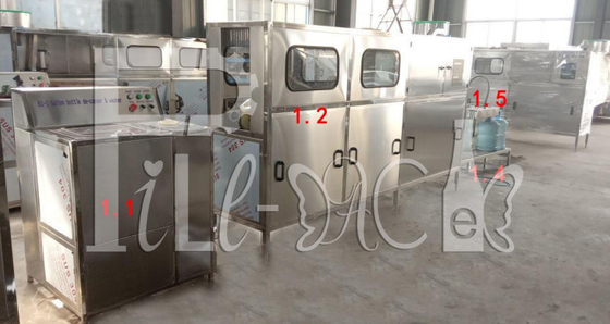 200BPH 5 Gallon 18.9L Water Filling Machine Line System Semi  Aurto supplier