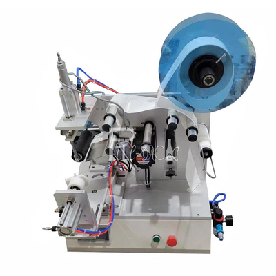 Semi-automatic Adhesive Sticker Labeling Machine Equipment Labeler for Square Bottle 3 sides or Round bottle circle supplier