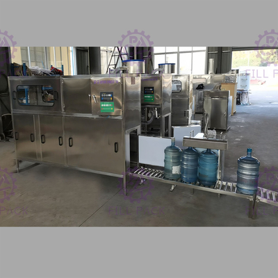 Automatic 5mm Level 120BPH Gallon Filling Line PLC Control supplier