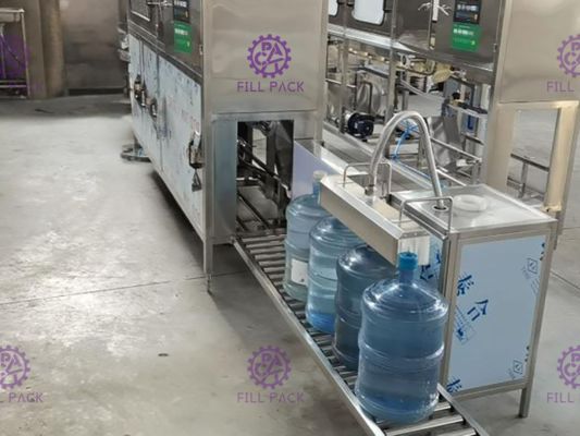 Sanitary 18.9L Monoblock 120 BPH Gallon Filling Line supplier