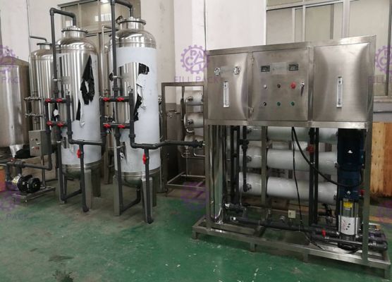 Pure Drinking / Drinkable 3000lph Reverse Osmosis Water Treatment Machine supplier