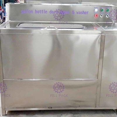 5 Gallon Barrel Semi Auto Decapper Brush Washer Machine  With Double Station supplier