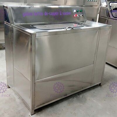 5 Gallon Barrel Semi Auto Decapper Brush Washer Machine  With Double Station supplier