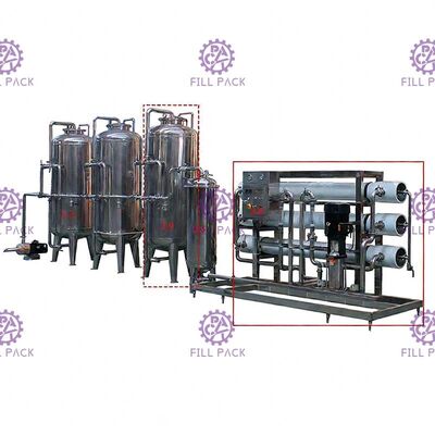 10000BPH Mineral Water Production Line Rinsing Filling Capping 2000ml supplier
