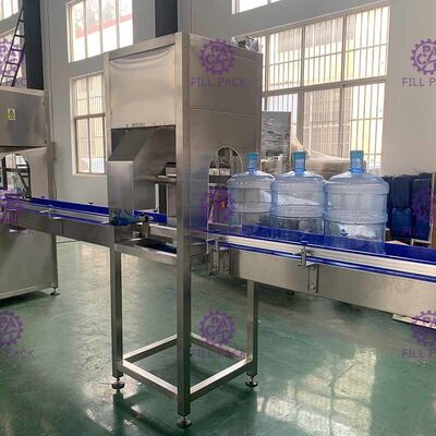 Sanitary 3 In 1 Barrel Filling Line With Light Checker supplier