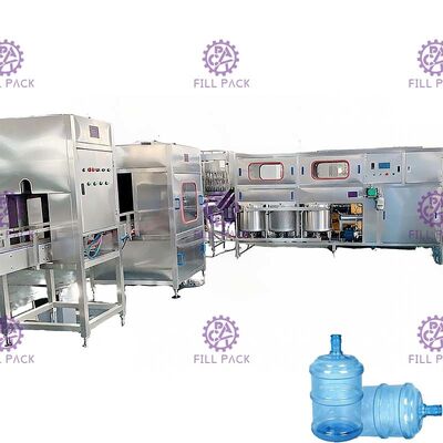 300 BPH SUS 316 Monoblock 5 Gallon Water Bottling Machine supplier