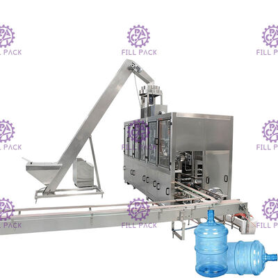 3 In 1 Monoblock Mineral Water Rinsing Filling Capping Machine 900BPH 10L Plastic Bottle supplier