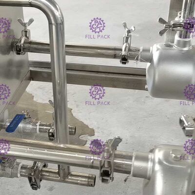 3.4*0.78*1.95m 3 In 1 120 BPH Gallon Filling Line supplier