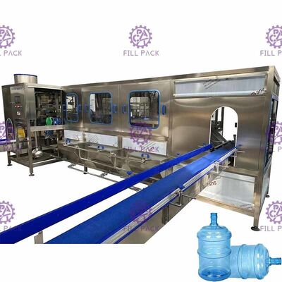 20 L Bottle Mineral Water SUS304 3 Gallon Filling Line supplier