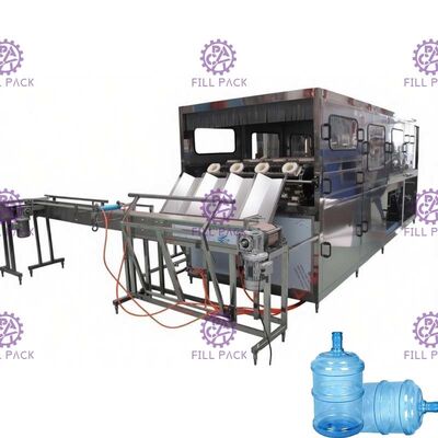 Concave Convex Shape 3 In 1 20 Liter Jar Filling Machine supplier