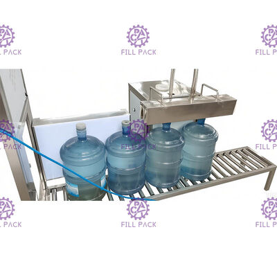 SUS304 100BPH 5 Gallon Water Filling Machine With One Decapping Head supplier