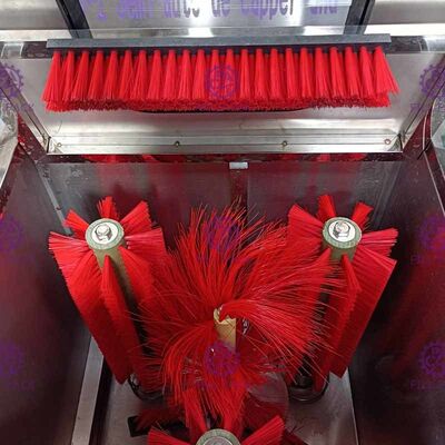 Semi Auto Decapper And BS-1 Brush 200BPH Small Bottle Washer With Checking Window supplier