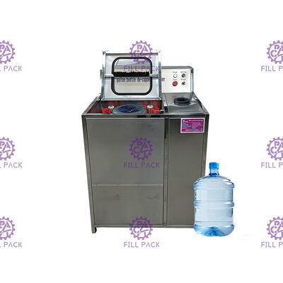 Semi Auto Decapper And BS-1 Brush 200BPH Small Bottle Washer With Checking Window supplier