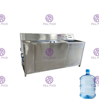 300BPH BSC-2 Pure Water 2 Heads ISO 5 Gallon Bottle Washer supplier