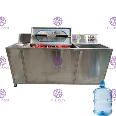 300BPH Pure Water 2 Heads ISO 5 Gallon Bottle Washer supplier