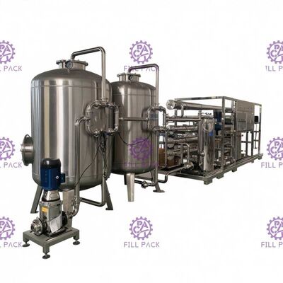 Pure Drinking / Drinkable 3000lph Reverse Osmosis Water Treatment Machine supplier