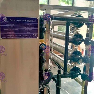 FRP Pre Filters 500LPH Reverse Osmosis Water Treatment Machine supplier