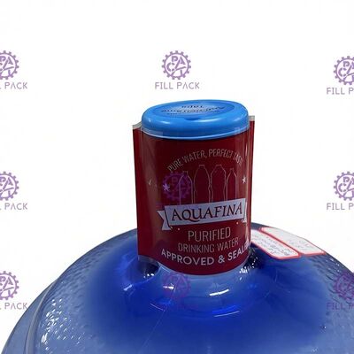 PVC Plastic Heat Shrink Cap Sleeve Label For 5 Gallon Water Bottle supplier