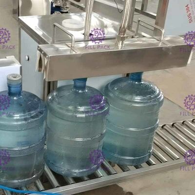 Stainless Steel 304 PVC 3 Gallon Bottle Label Machine Neck Steam supplier