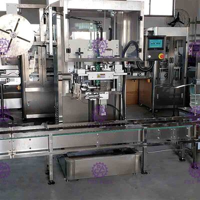 2000BPH Sleeve Labeling Machine Photoelectricity For Gallon Bottle Mouth supplier