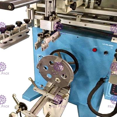 Semiauto Rotary Silk Screen Printing Bottle Labeller Photoelectricity Detection For 20l Bottle supplier