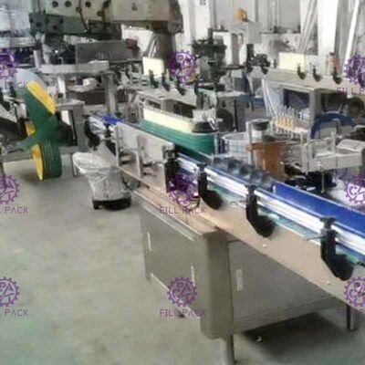 3000BPH Cold Glue Bottle Labeller Machine Fully Automatic Round Straight Horizontal supplier