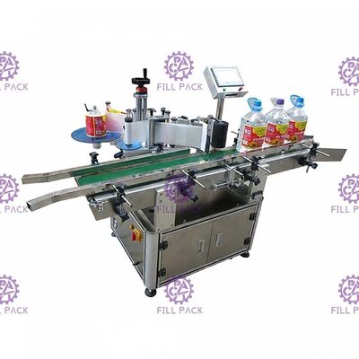 Touch Screen SUS304 Round Bottle Labeling Machine supplier