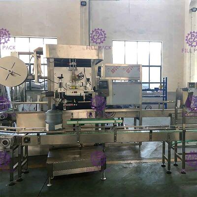 PVC Label Roll 3 Gallon 1500BPH Shrink Labeling Machine supplier
