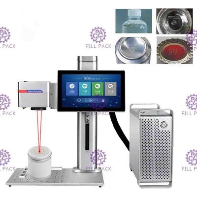 20W Desktop Laser Printing Machine for Date and Batch Code Marking on Cartons and Wine Bottles supplier