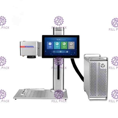 20W Desktop Laser Printing Machine for Date and Batch Code Marking on Cartons and Wine Bottles supplier