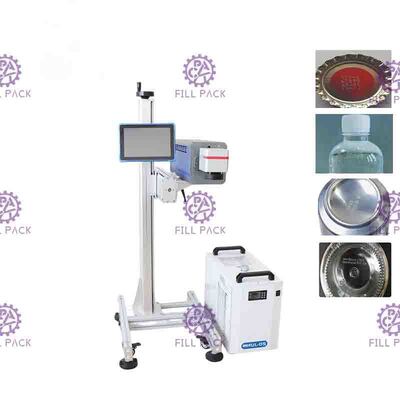 1KW air Cooled Laser Date Printing Line / Plant / Unit for Drink Bottles supplier