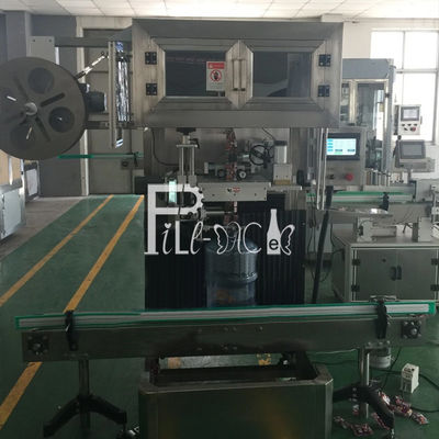 Human Machine Screen Plastic Barrel PVC Bottle Labeller supplier