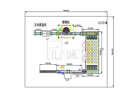 18.9 Liter Plastic Bottle 600BPH Gallon Filling Line supplier
