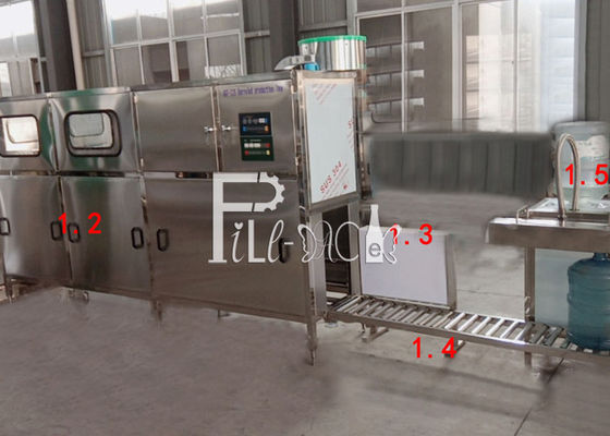 200BPH 5 Gallon Filling Machine With De-Capper Washer supplier