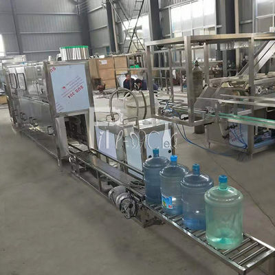 Hot Alkaline Water Rinsing 120 BPH Gallon Filling Line supplier