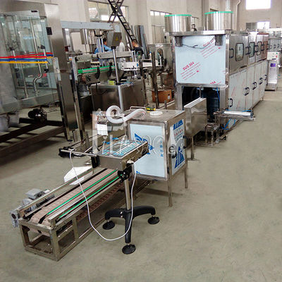 SUS 304 Pipe Connection 300 BPH Gallon Water Plant supplier
