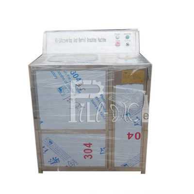 Semi Auto Decapper And Brush 200BPH Small Bottle Washer With Checking Window supplier