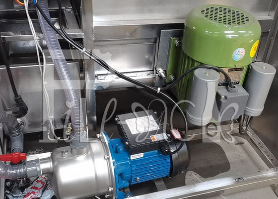CE ISO 220V 5 Gallon Bottle Washer With Inner Rinsing Station supplier