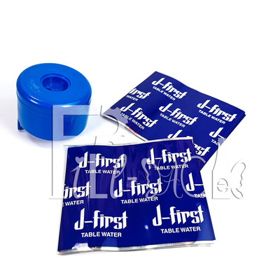 PVC Plastic Heat Shrink Cap Sleeve Label For 5 Gallon Water Bottle supplier