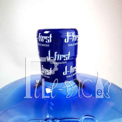 PVC Plastic Heat Shrink Cap Sleeve Label For 5 Gallon Water Bottle supplier