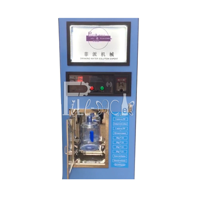 Swipe IC Card RO Water Dispenser Vending Machine 4 Stages supplier