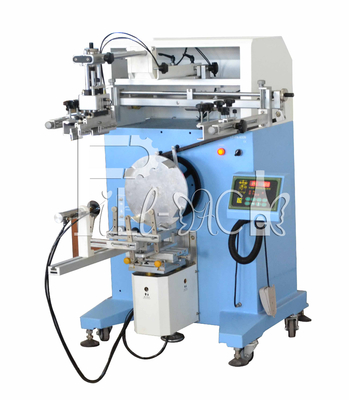 Semiauto Rotary Silk Screen Printing Bottle Labeller Photoelectricity Detection For 20l Bottle supplier