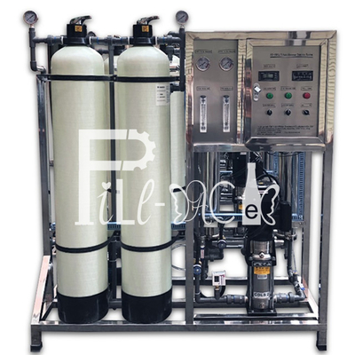 500-2000LPH Pure Drinking Mineral Water Treatment Reverse Osmosis Purification Equipment Machine System supplier