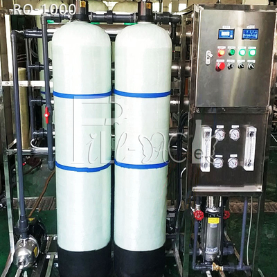 500-2000LPH Pure Drinking Mineral Water Treatment Reverse Osmosis Purification Equipment Machine System supplier